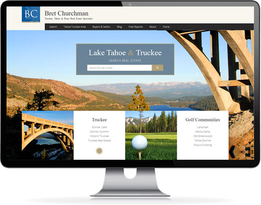 custom wordpress website for Bret Churchman
