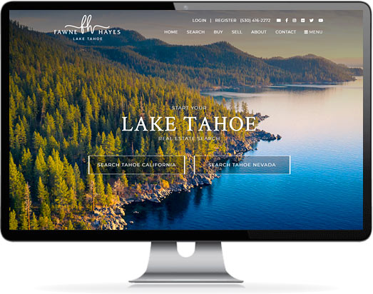 custom wordpress website for Fawne Hayes real estate