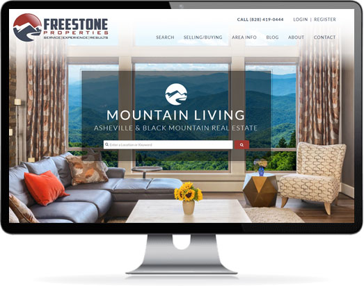custom wordpress website for Freestone Properties