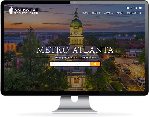 custom wordpress website for Innovative Properties