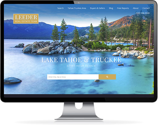 custom wordpress website for Leeder Real Estate