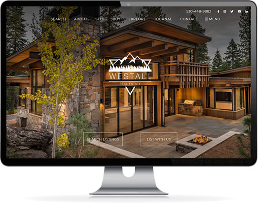 custom wordpress website for Westall real estate