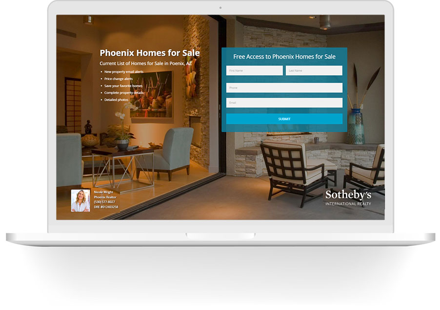 real estate landing pages example