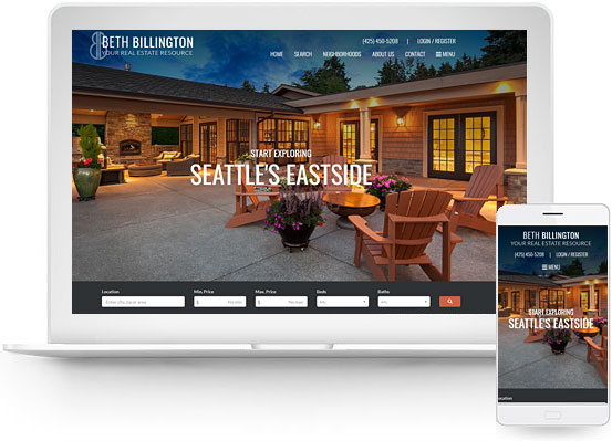 wordpress real estate theme beth billington