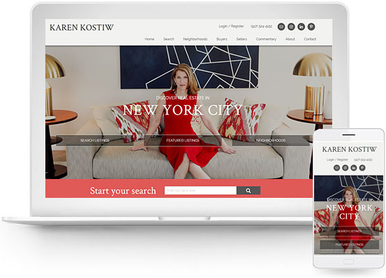 wordpress real estate theme karen kostiw