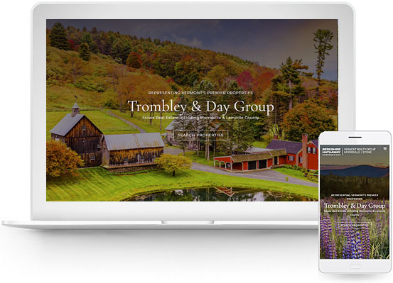wordpress real estate theme Trombley and Day