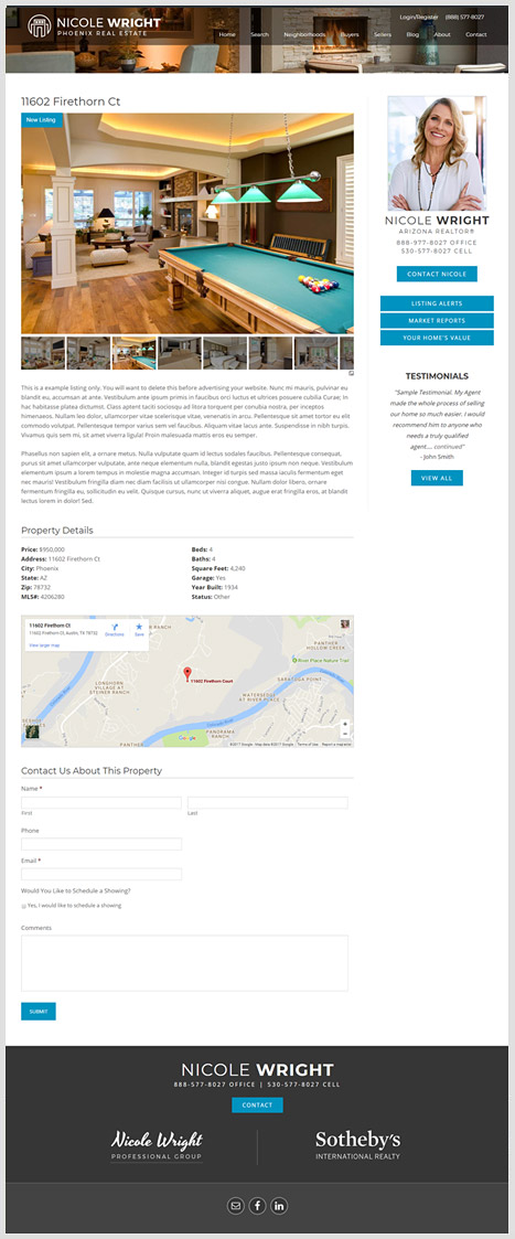 WordPress Featured Listings add-on screenshot