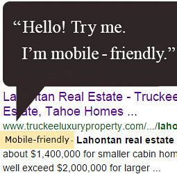 mobile friendly chat bubble