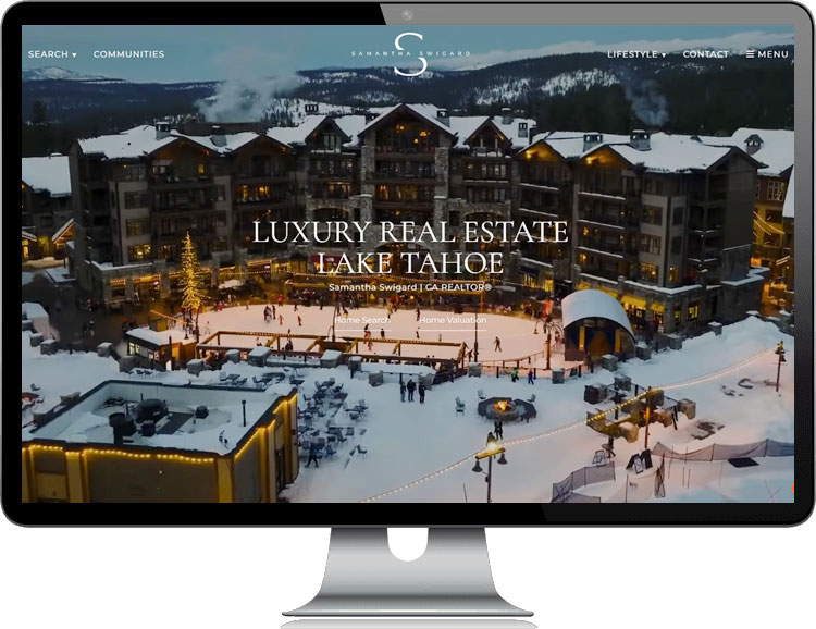 wordpress real estate website screenshot luxury website design
