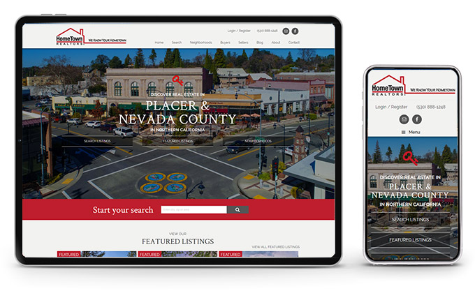 Best California Real Estate Website HomeTown Realtors