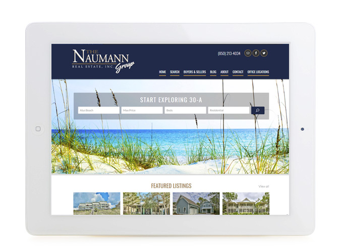 Best Florida Real Estate Website-Design The Naumann Group