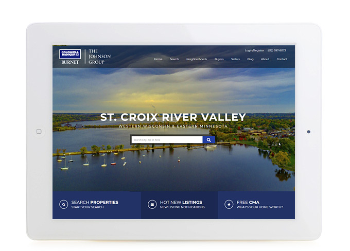 Best Minnesota Real Estate Website Design Johnson Group