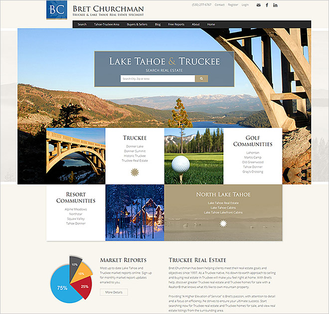 Bret Churchman Real Estate Website