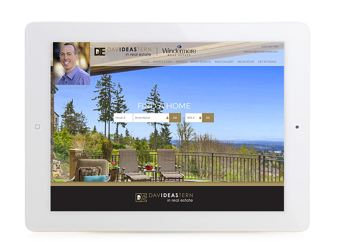 Best Washington Real Estate Website Design David Eastern