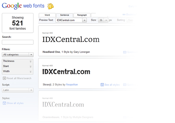 Free Google Fonts Free Google Fonts