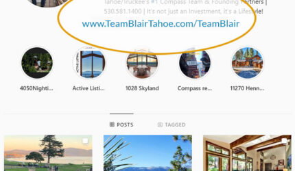 Instagram example link url
