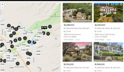 IDX Premium map search example screenshot