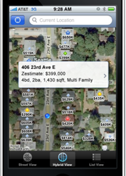 iPhone Zillow App Screenshot